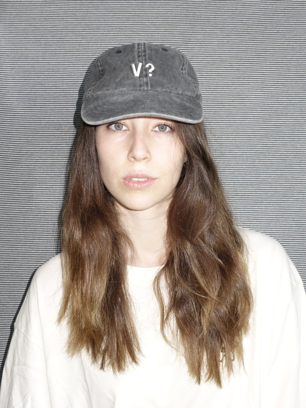 V? Demim Wash Cap